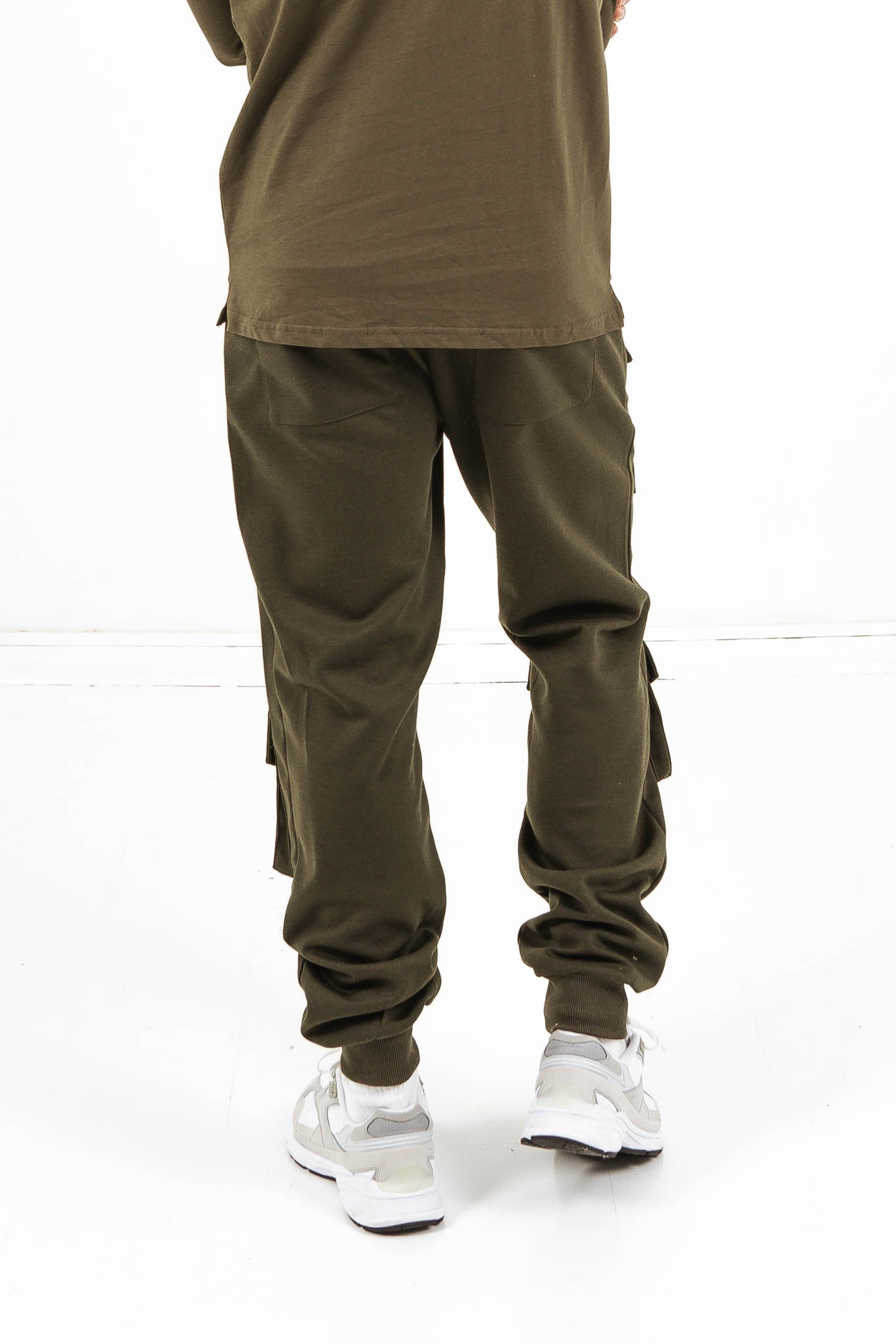 Jogging poches cargo kaki