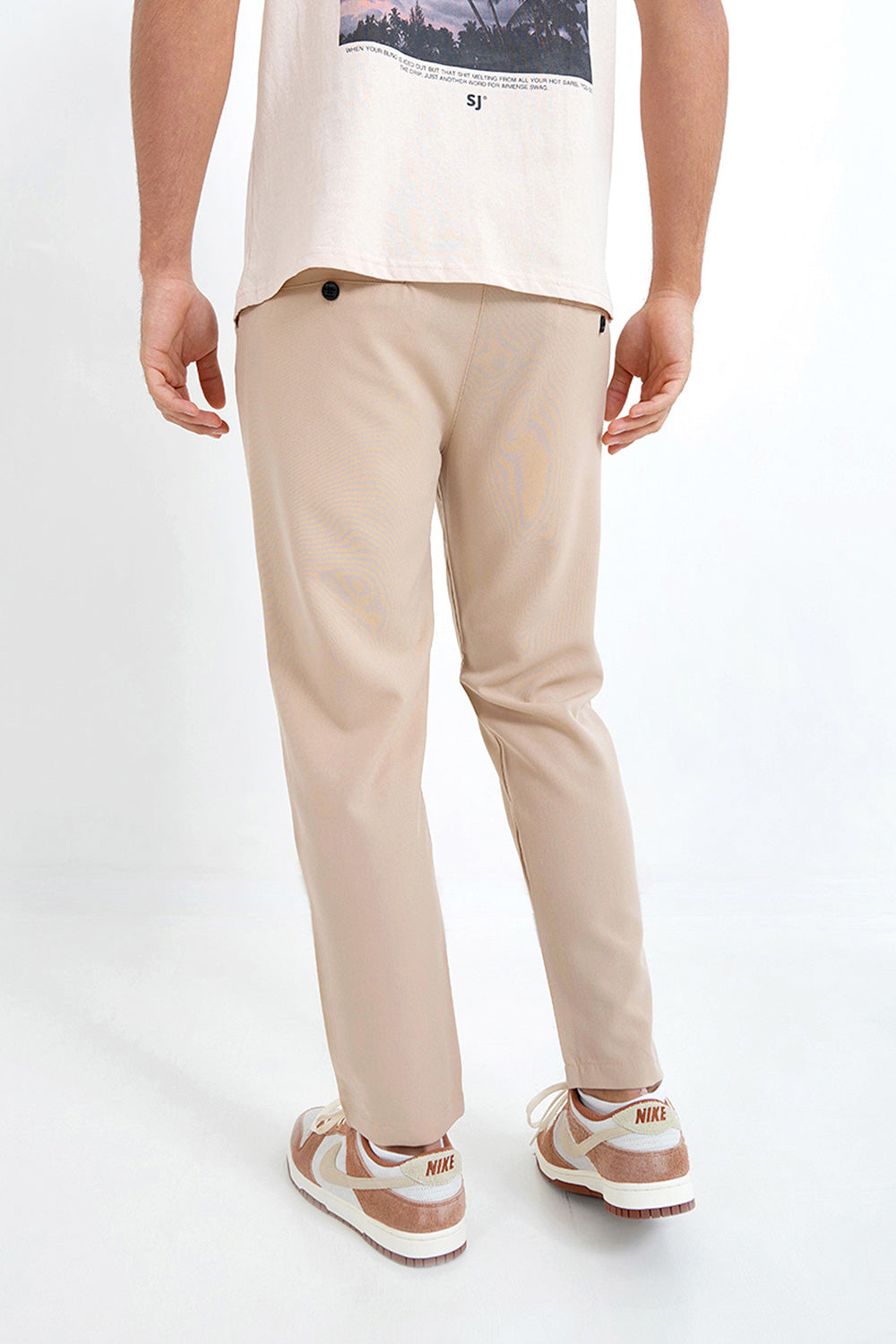 Sixth June - Pantalon pince ceinture Beige