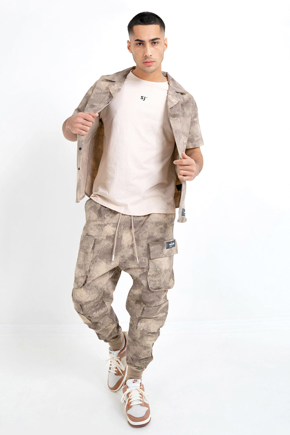 Sixth June - Pantalon cargo safari Beige