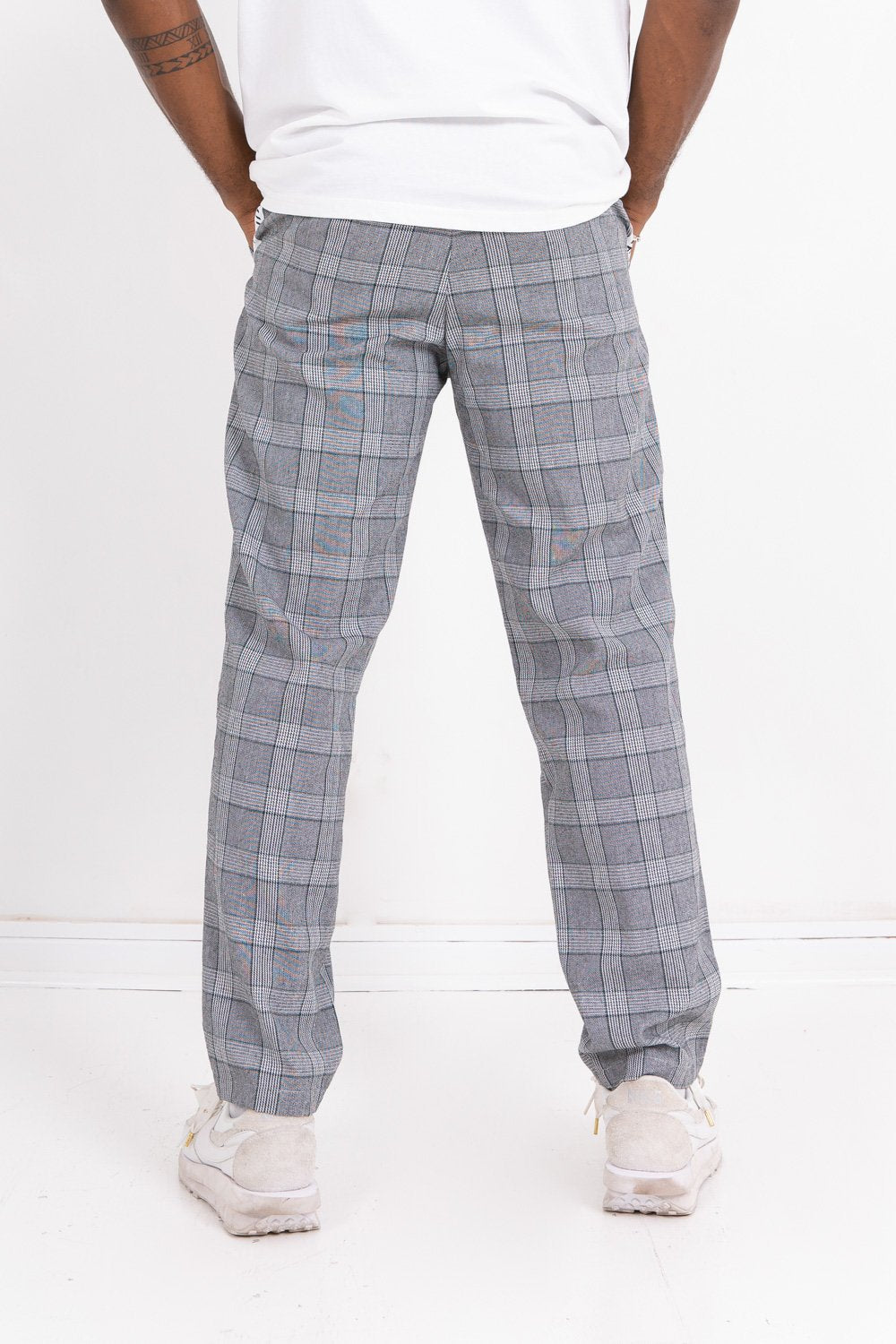 Prince-of-Wales-Hose grauweiß