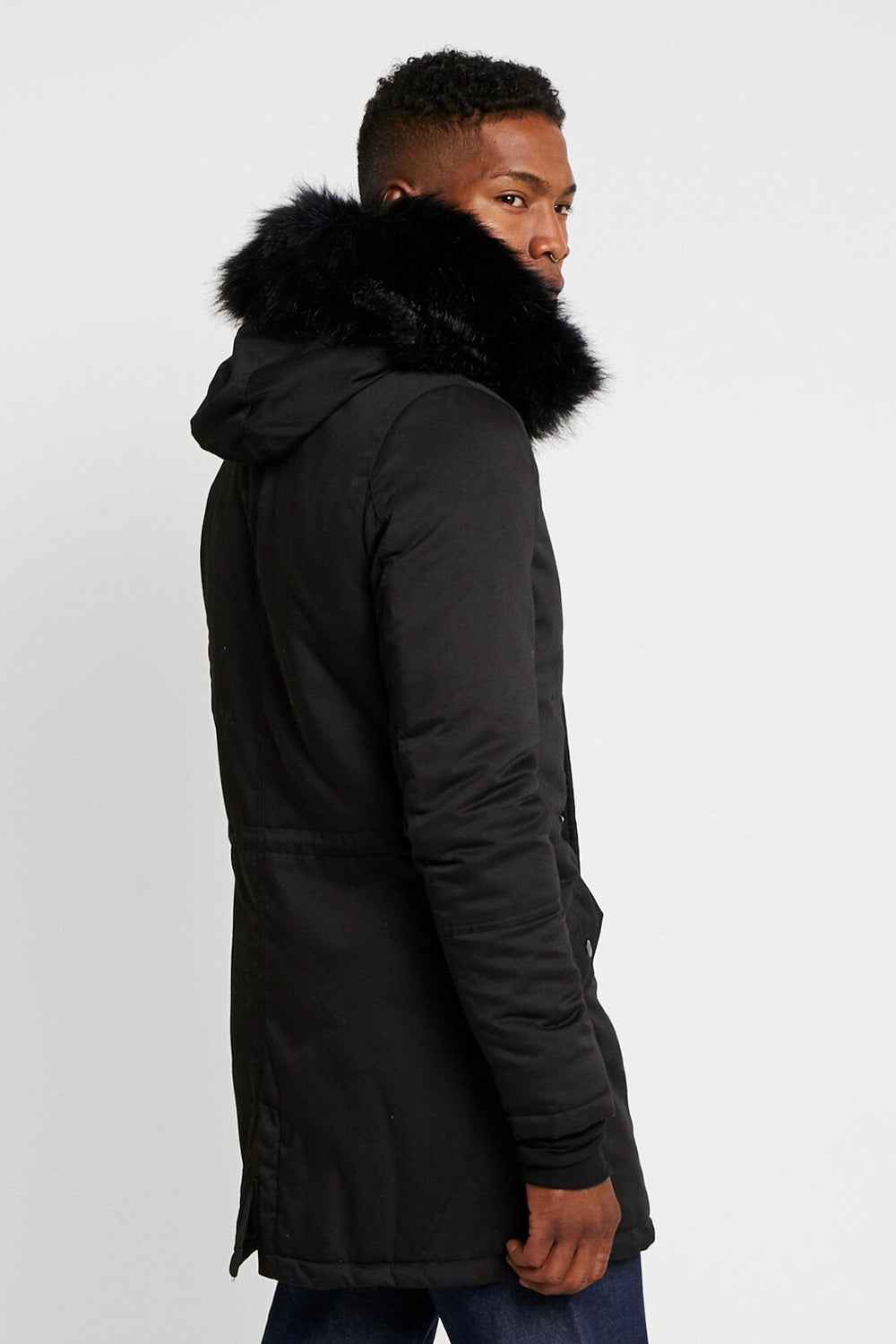 Sixth June - Parka fourrure noir