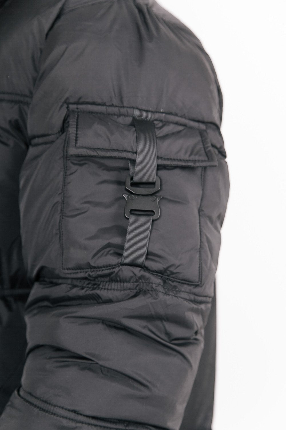 Sixth June - Doudoune longue fourrure Noir