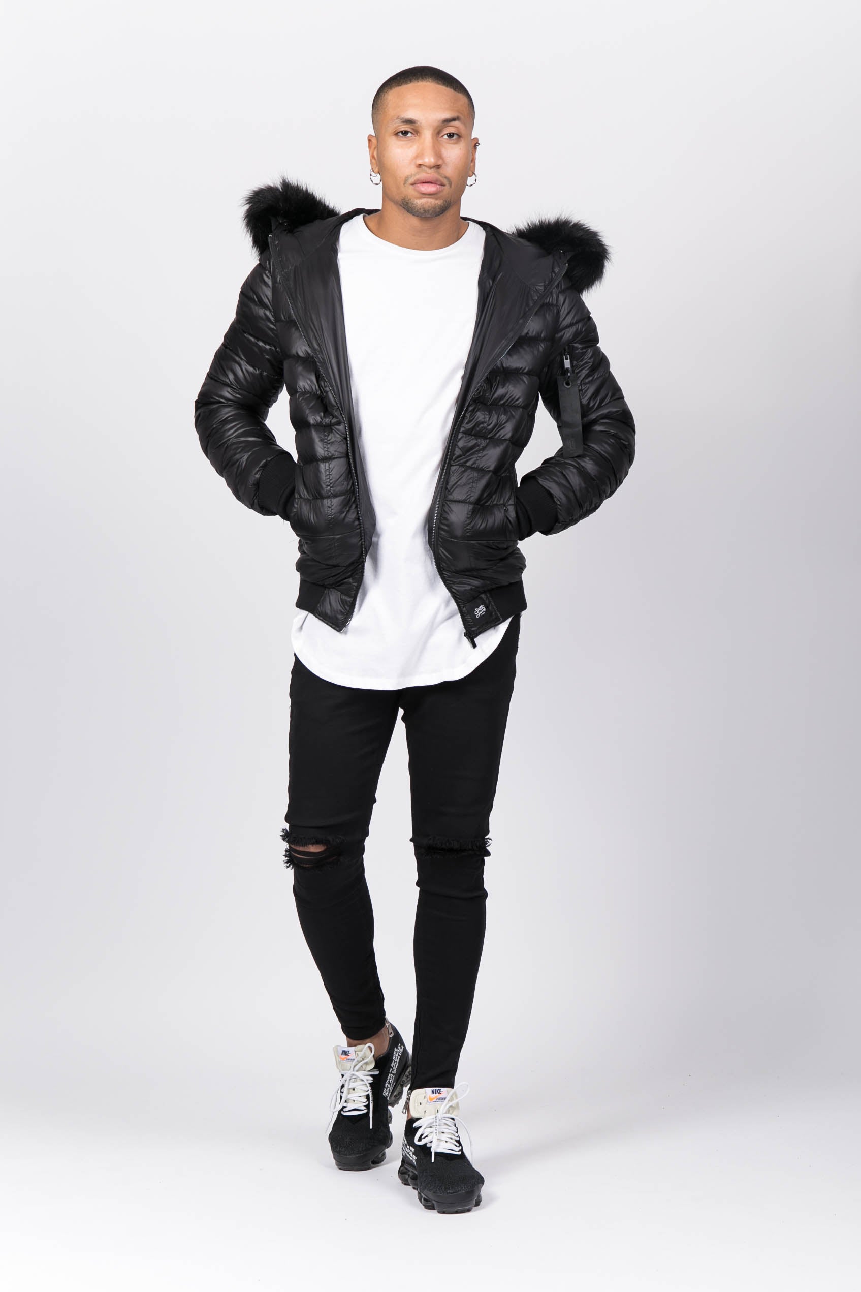 Sixth June - Doudoune courte regular fit noire