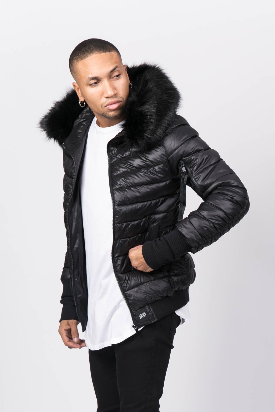 Sixth June - Doudoune courte regular fit noire