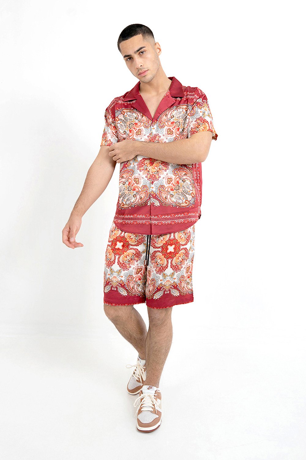 Sixth June - Chemisette baroque Rouge