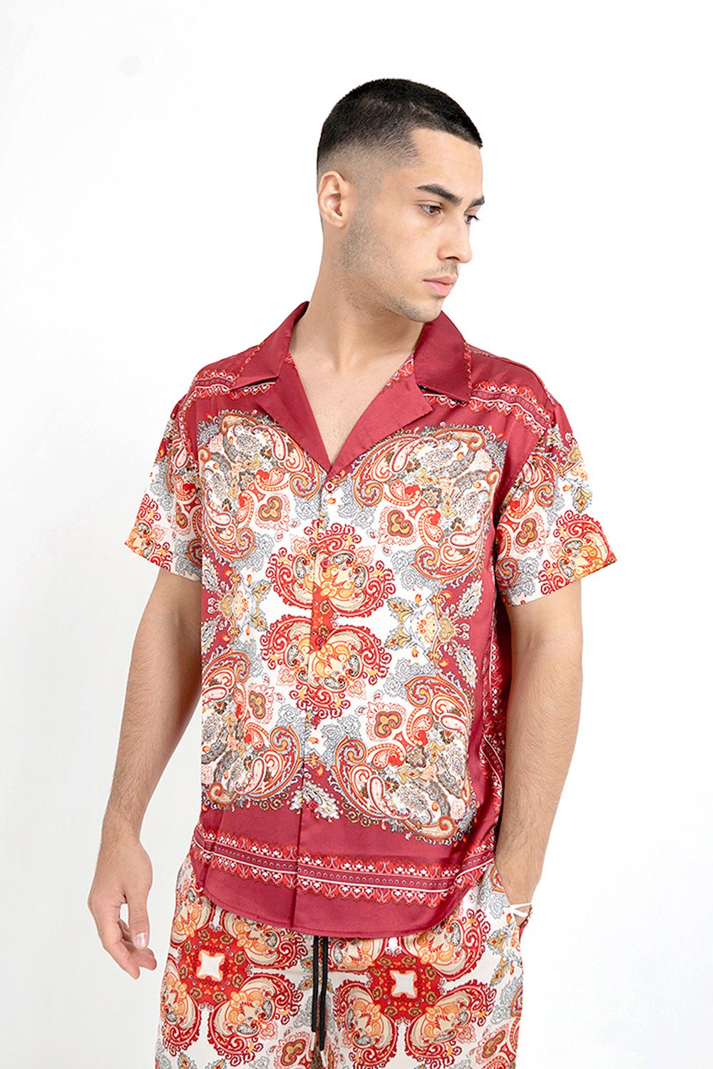 Sixth June - Chemisette baroque Rouge