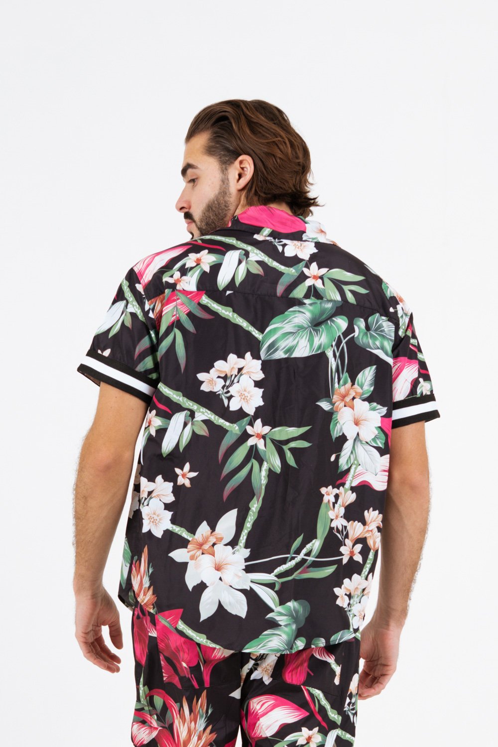 Blossoms casual shirt Black