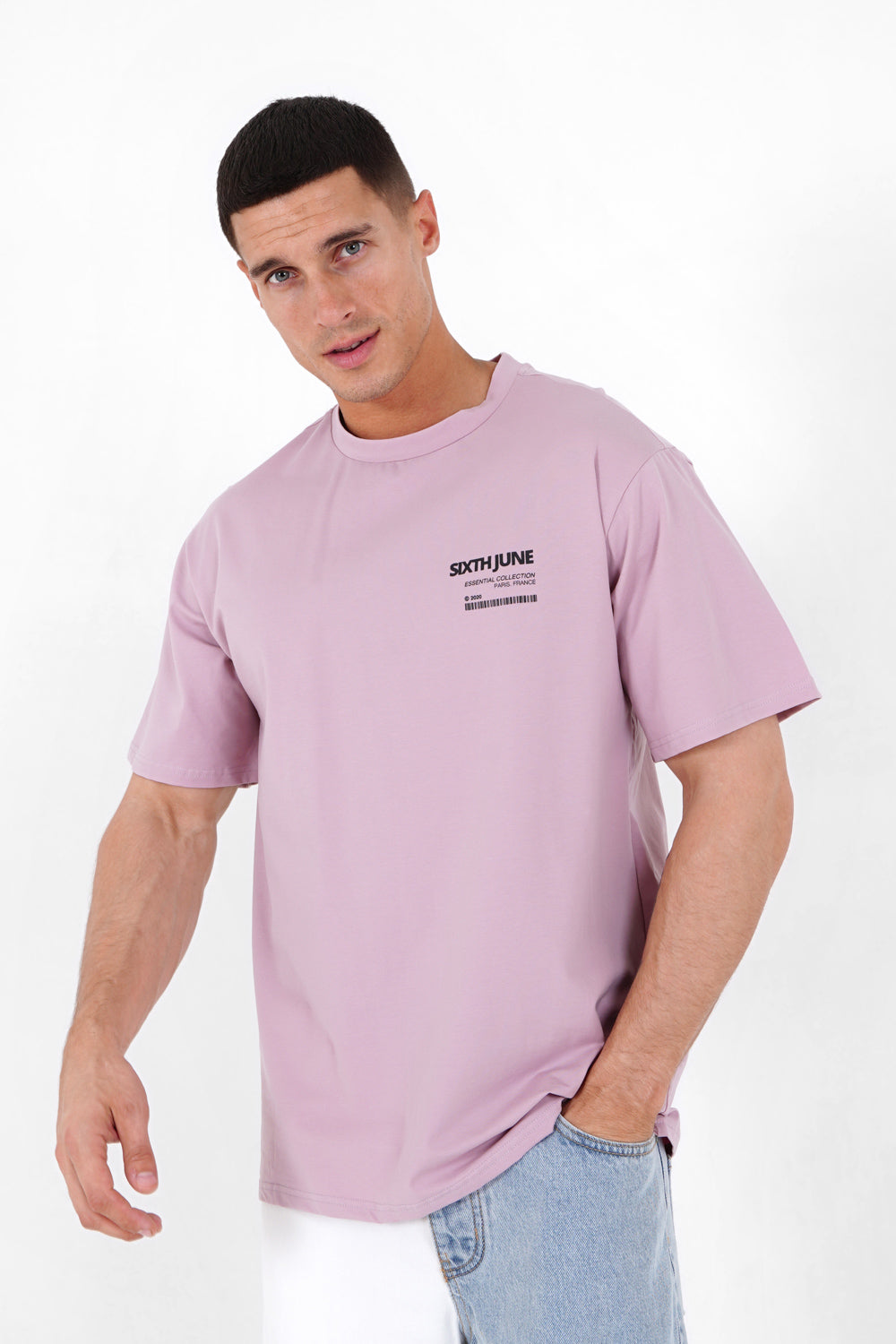 Sixth June - T-shirt barcode Rose