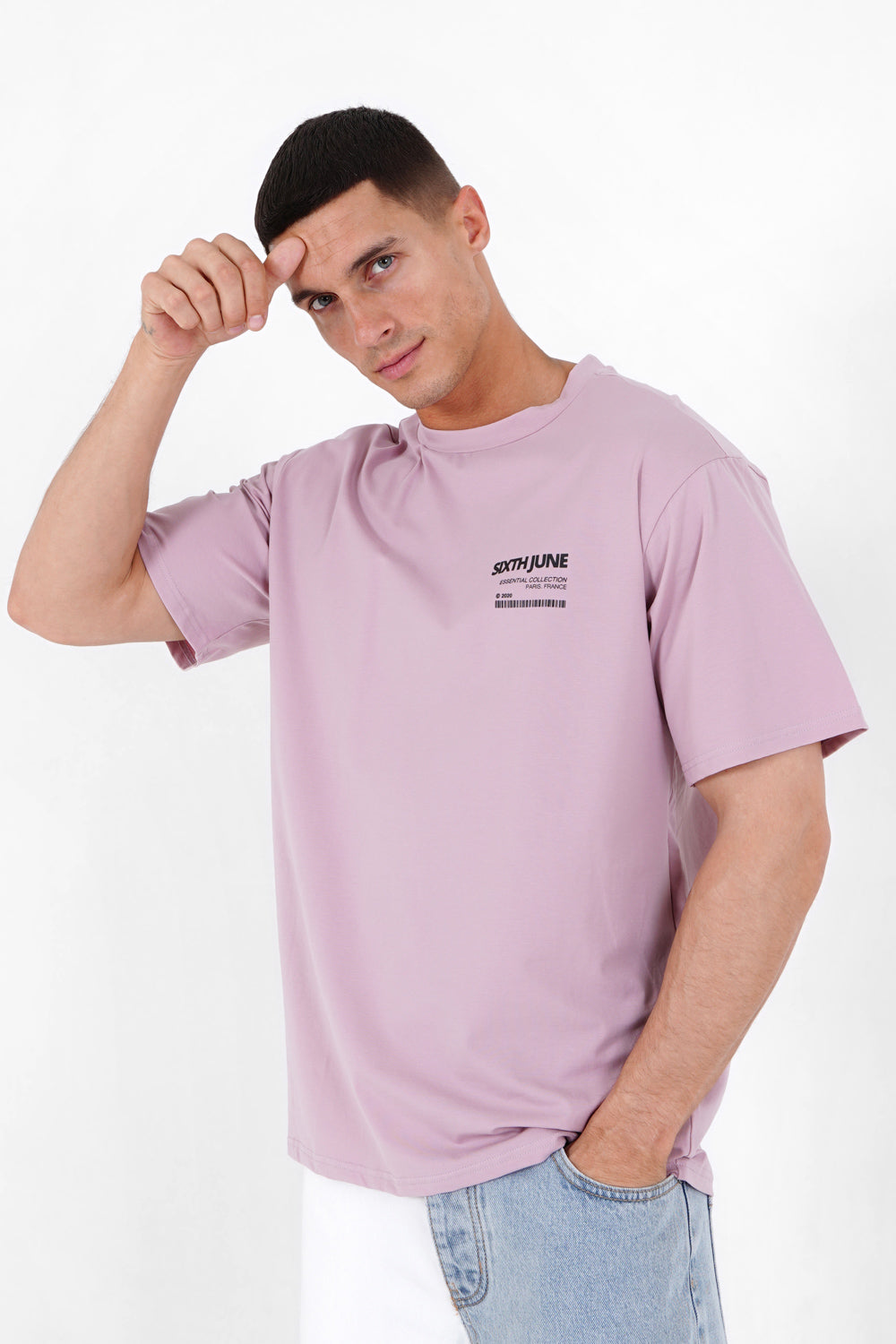 Sixth June - T-shirt barcode Rose