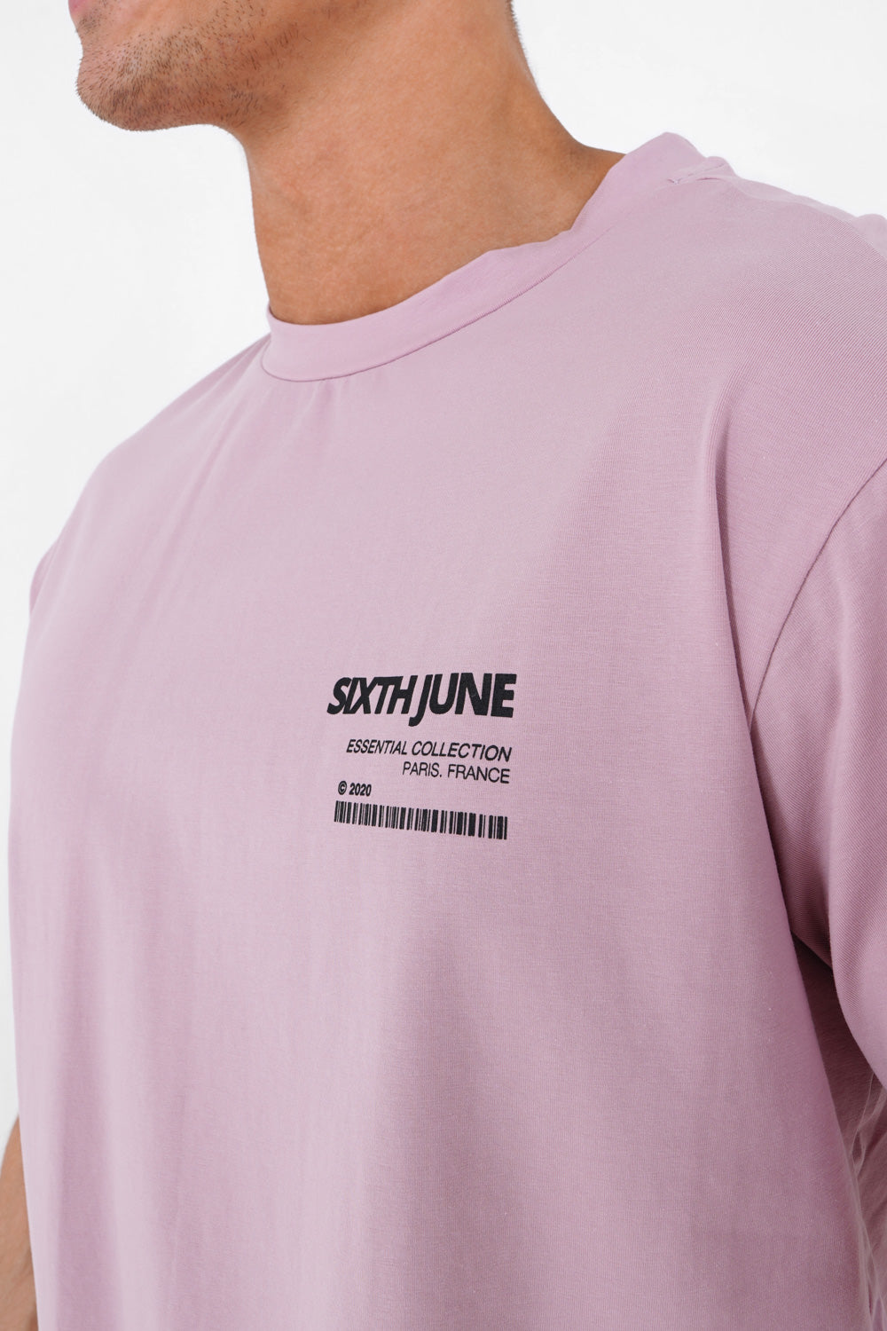 Sixth June - T-shirt barcode Rose