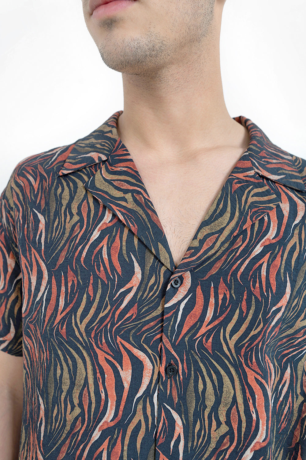 Sixth June - Chemisette savane feuillage Noir