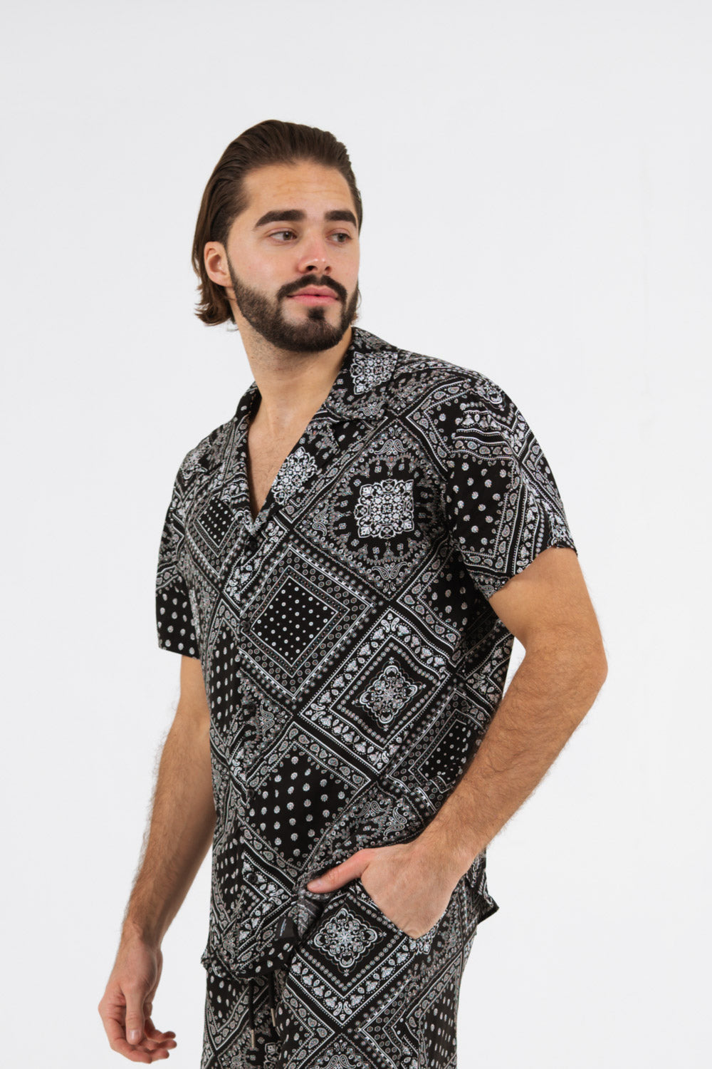 Sixth June - Chemisette bandana noir