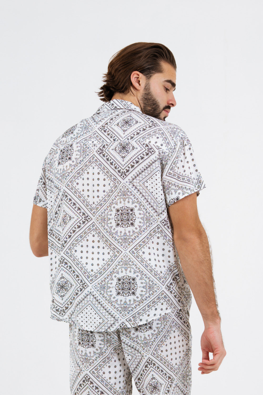 Sixth June - Chemisette bandana blanc