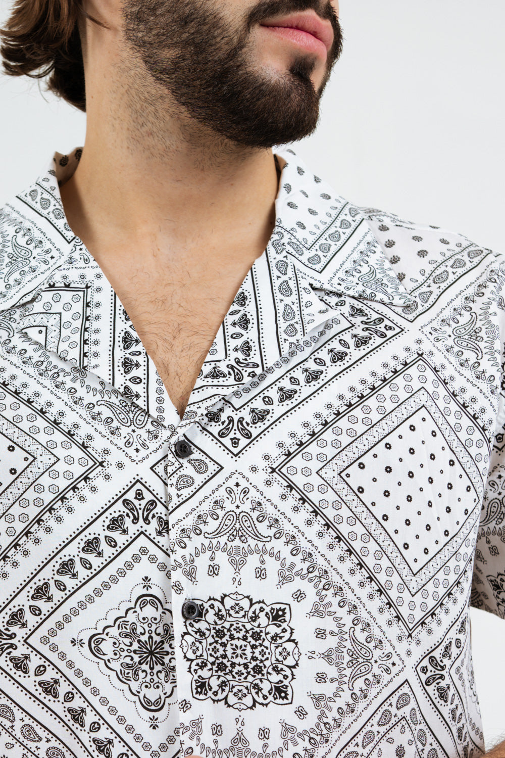 Sixth June - Chemisette bandana blanc