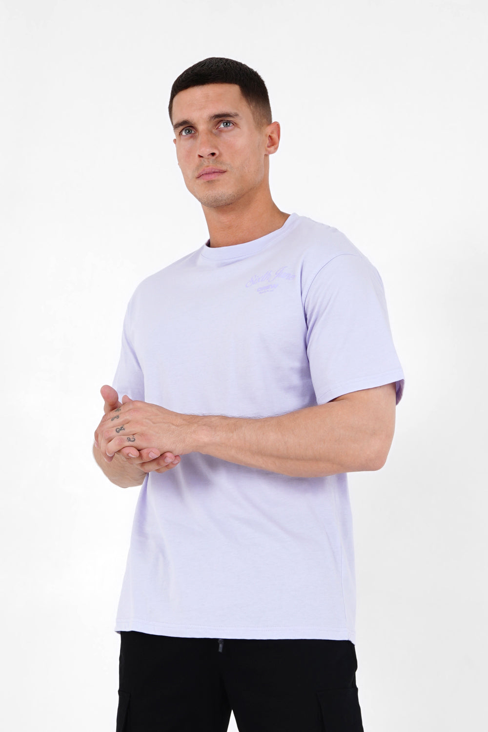 Sixth June - T-shirt logo signature Violet clair