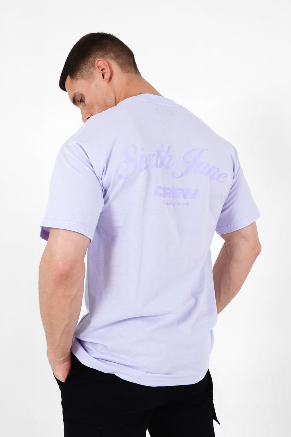 Sixth June - T-shirt logo signature Violet clair