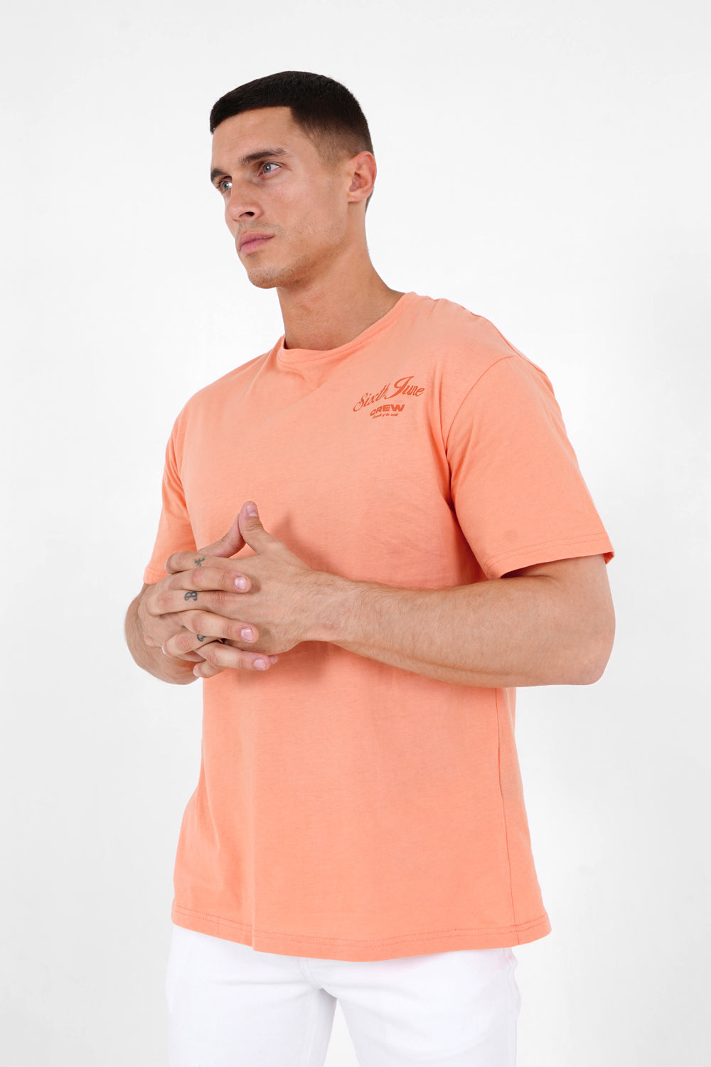 Sixth June - T-shirt logo signature Orange