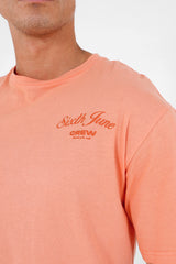 Sixth June - T-shirt logo signature Orange