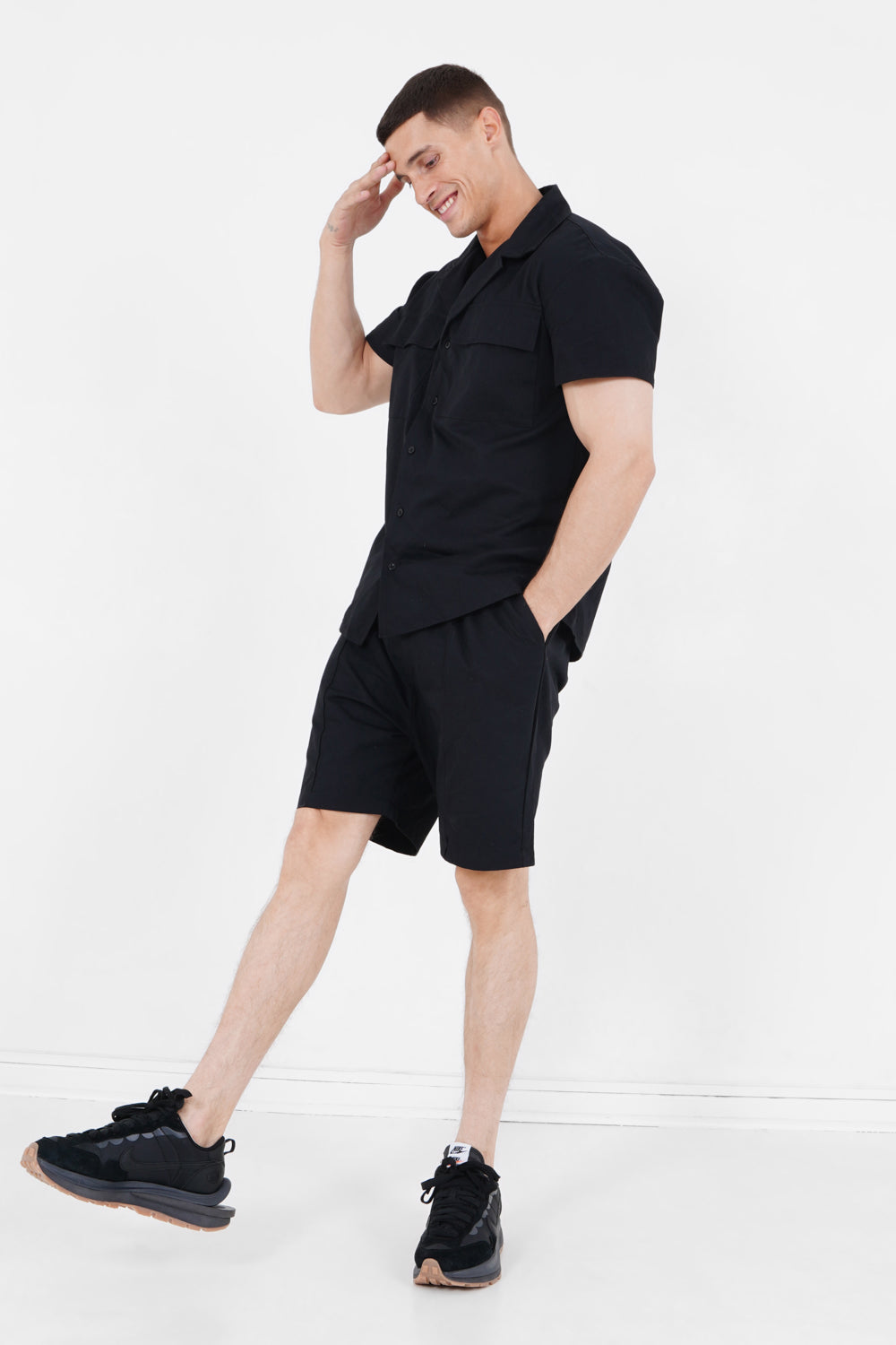 Sixth June - Chemise utilitaire manches courtes Noir