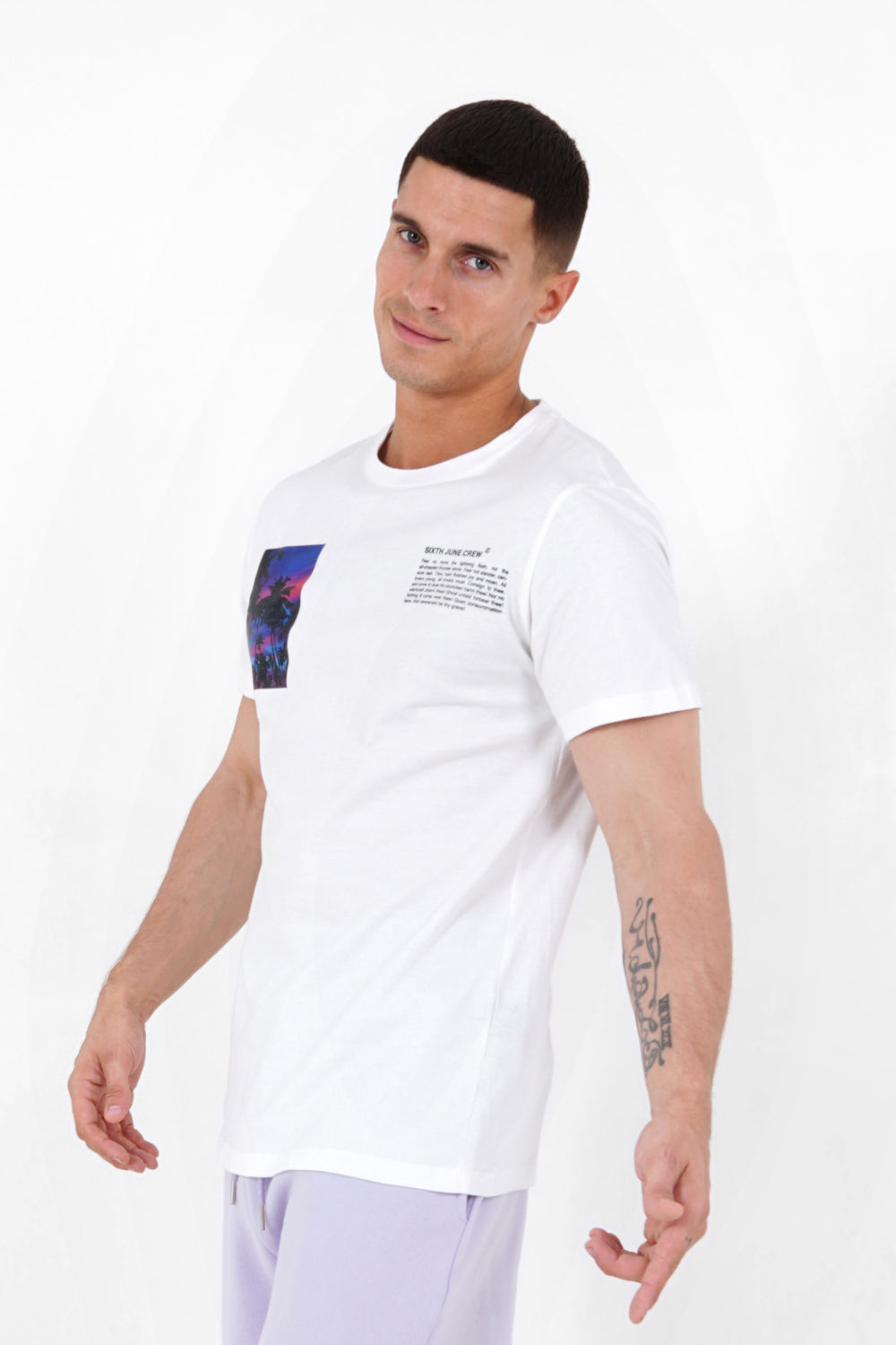 Sixth June - T-shirt imprimé été Blanc