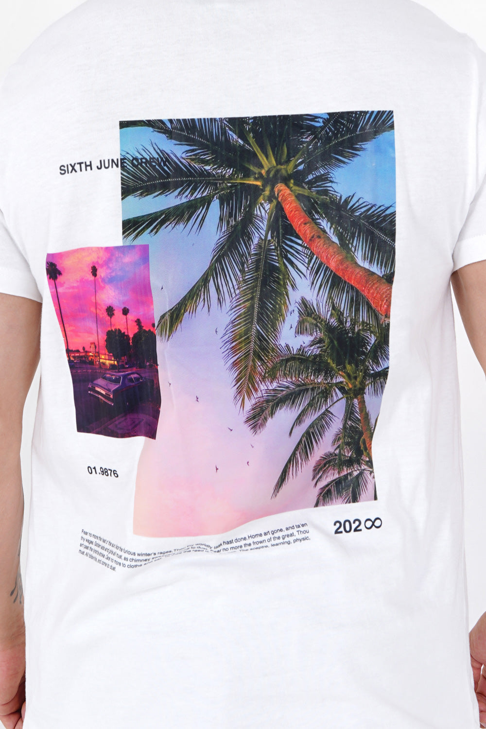 Sixth June - T-shirt imprimé été Blanc