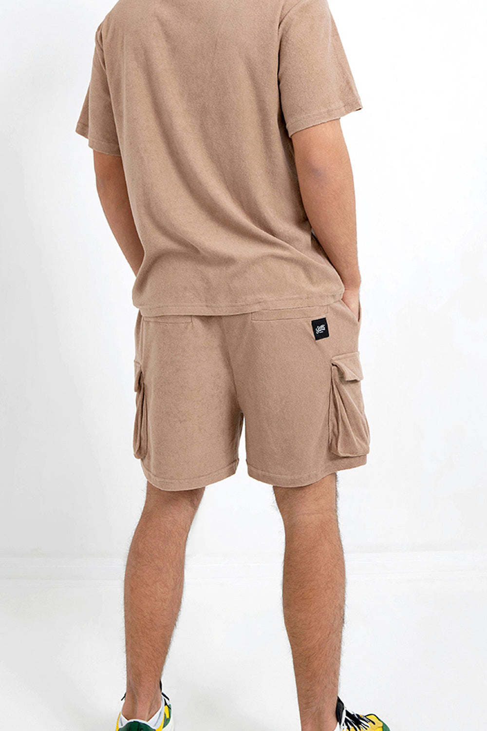 Sixth June - Short tissu bouclette Beige foncé