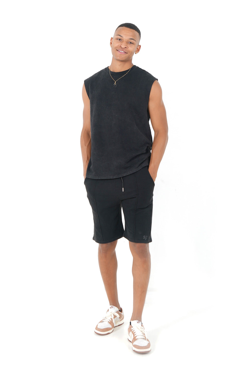 Sixth June - Short monogramme SJ Noir