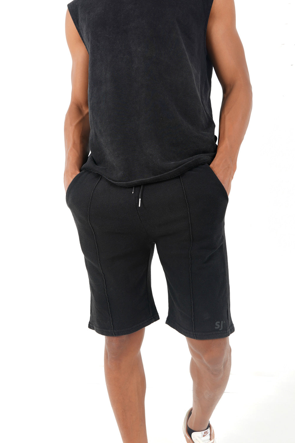 Sixth June - Short monogramme SJ Noir