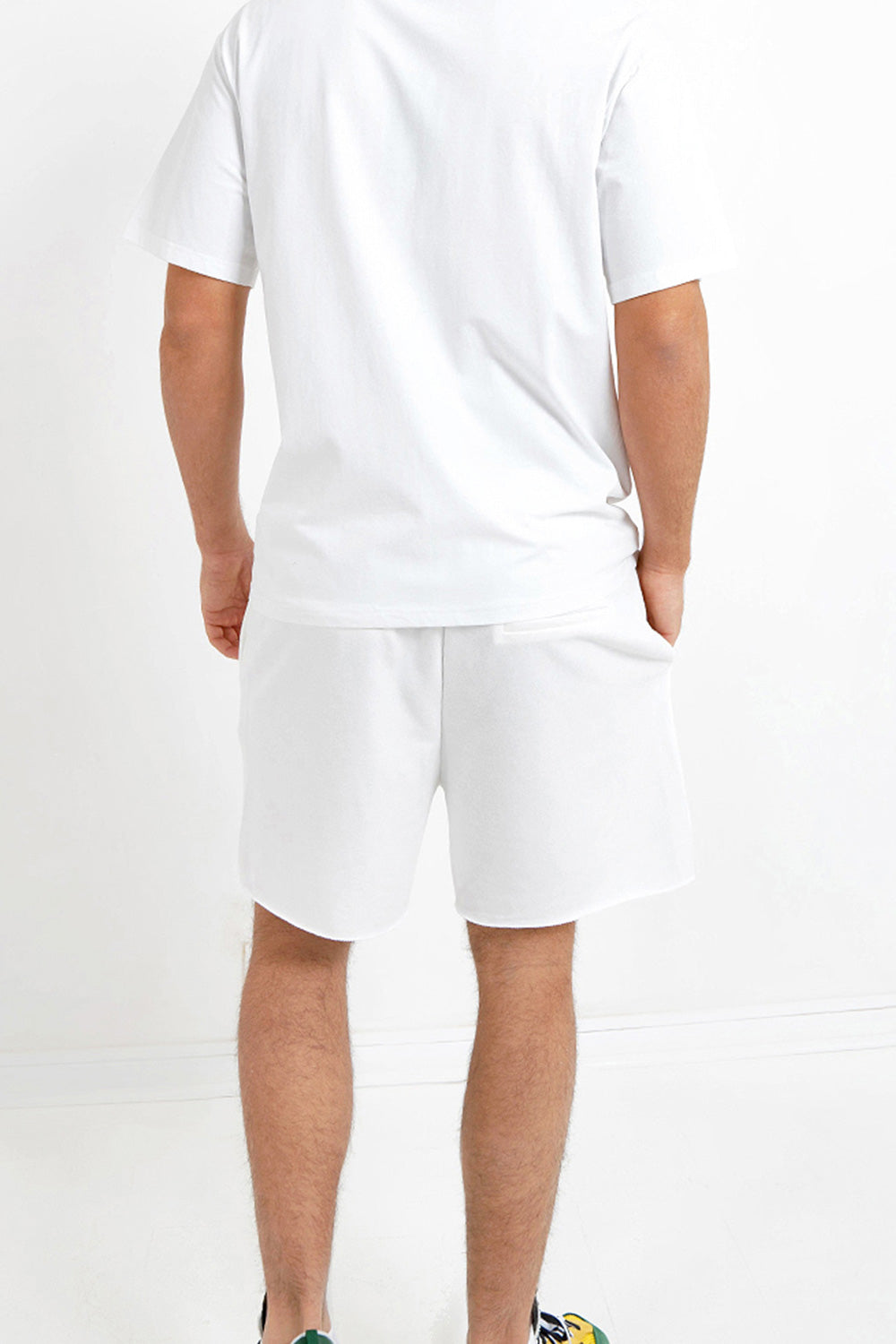 Sixth June - Short barcode bords francs Blanc