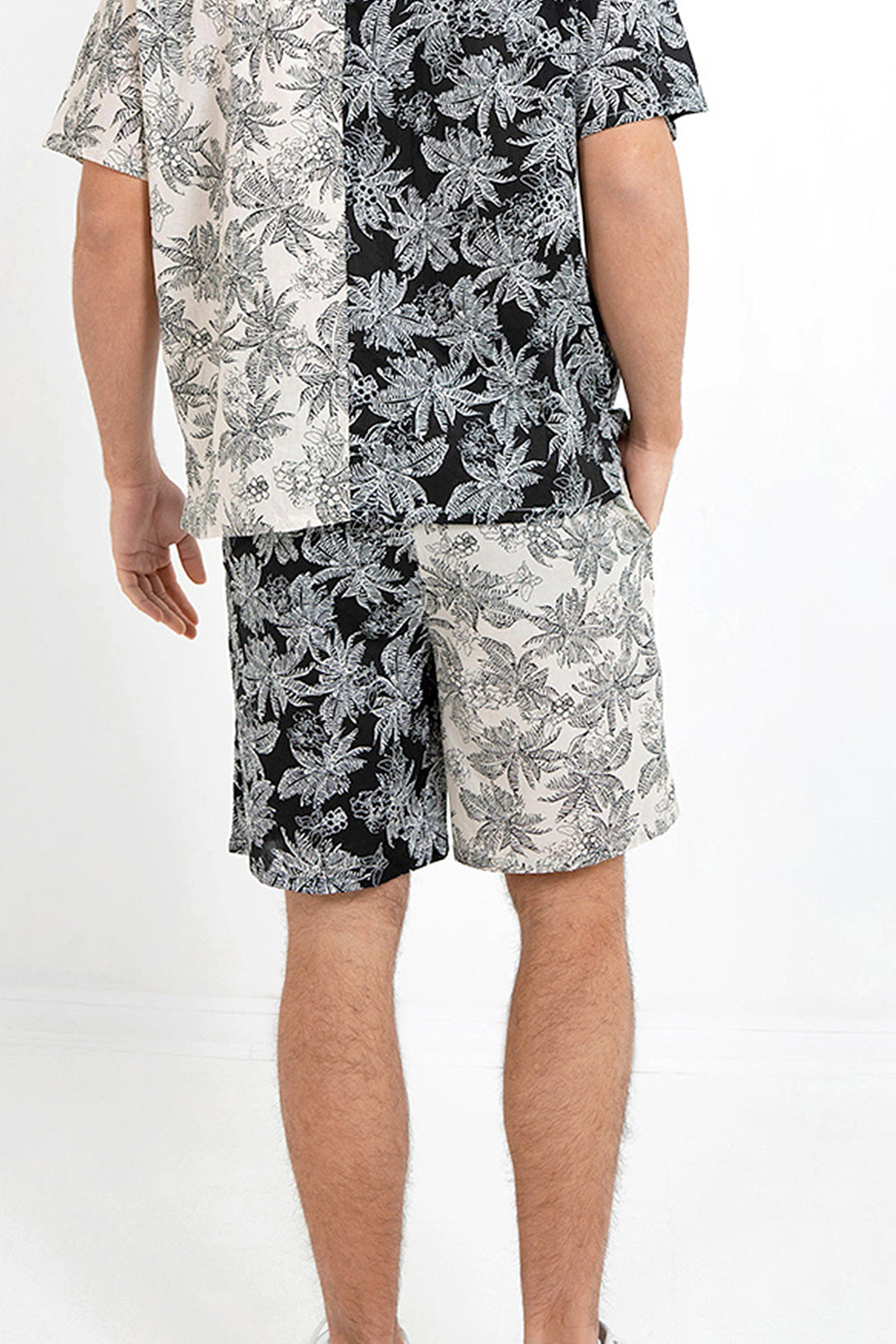 Sixth June - Short tropical bicolore Beige