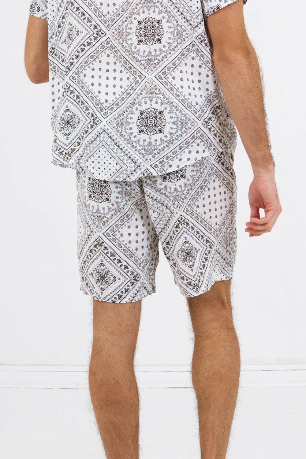 Sixth June - Short bandana fluide Blanc