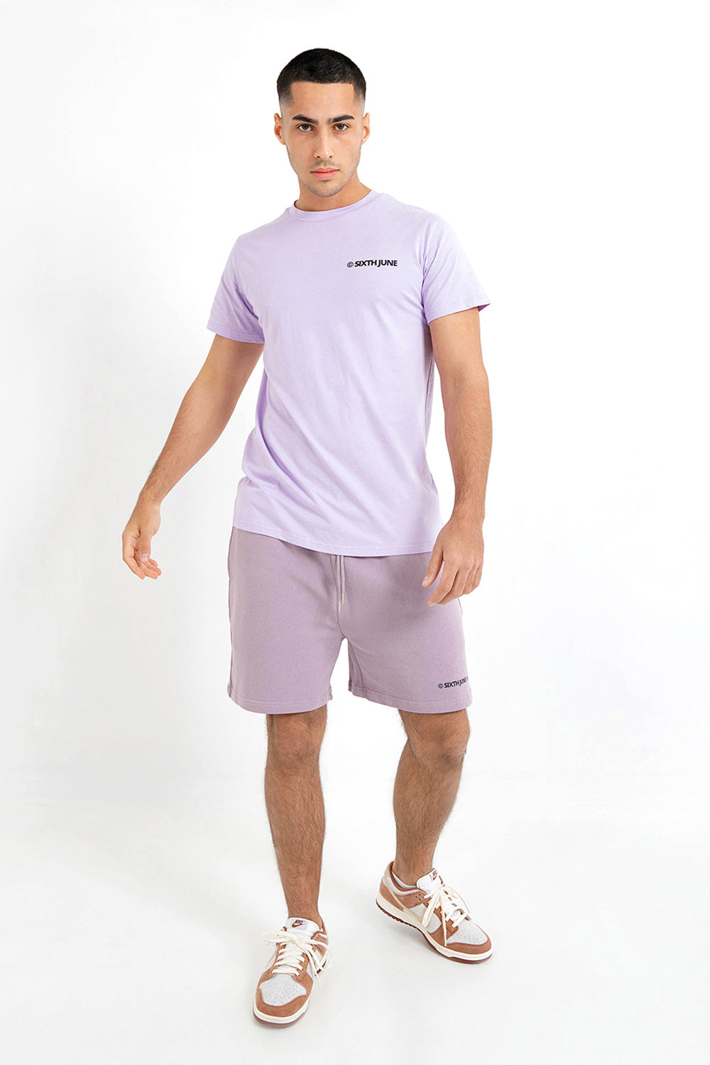 Sixth June - Short essential logo Violet foncé