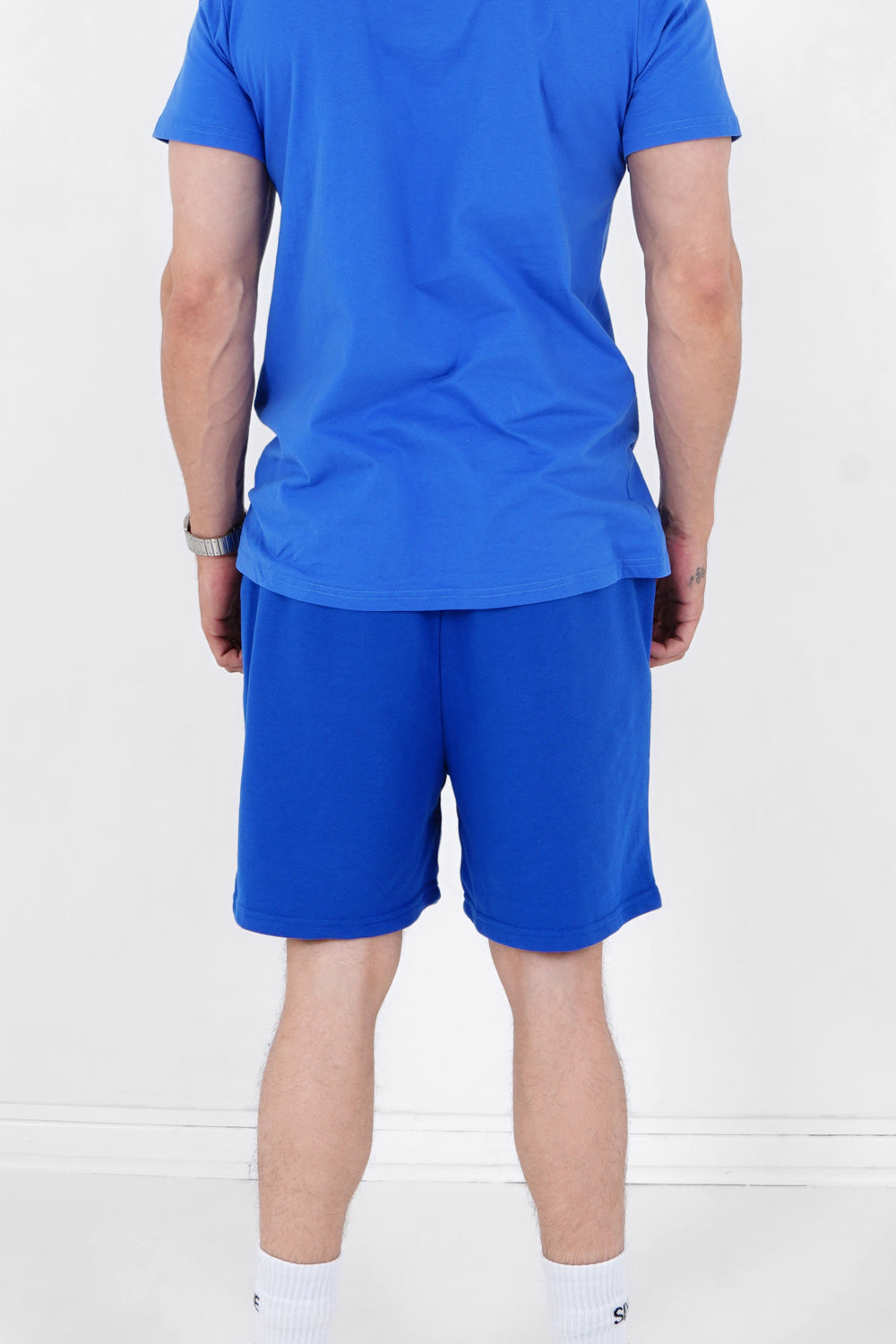 Sixth June - Short logo imprimé Bleu