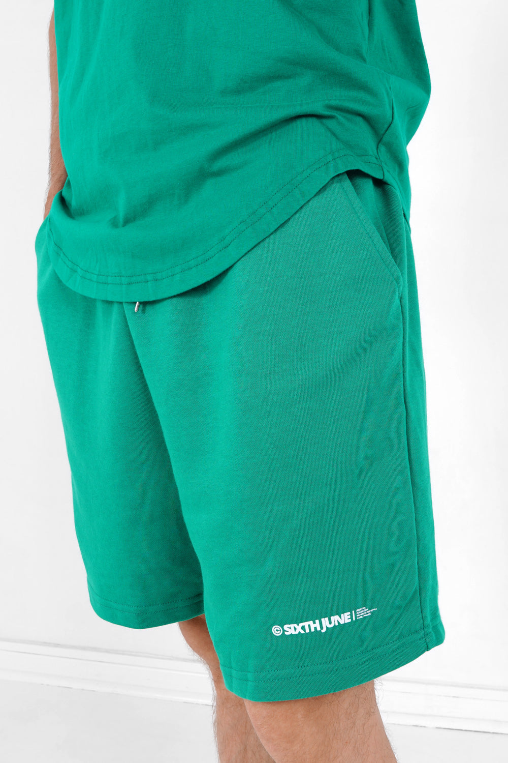 Sixth June - Short logo imprimé Vert