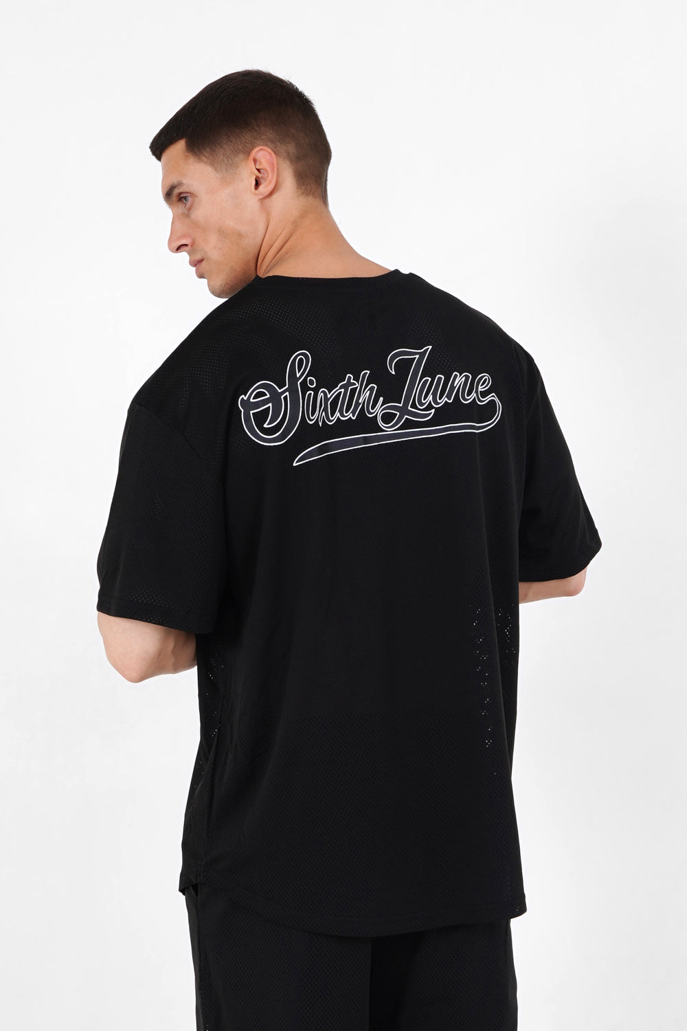 Sixth June - Maillot mesh logo signature Noir