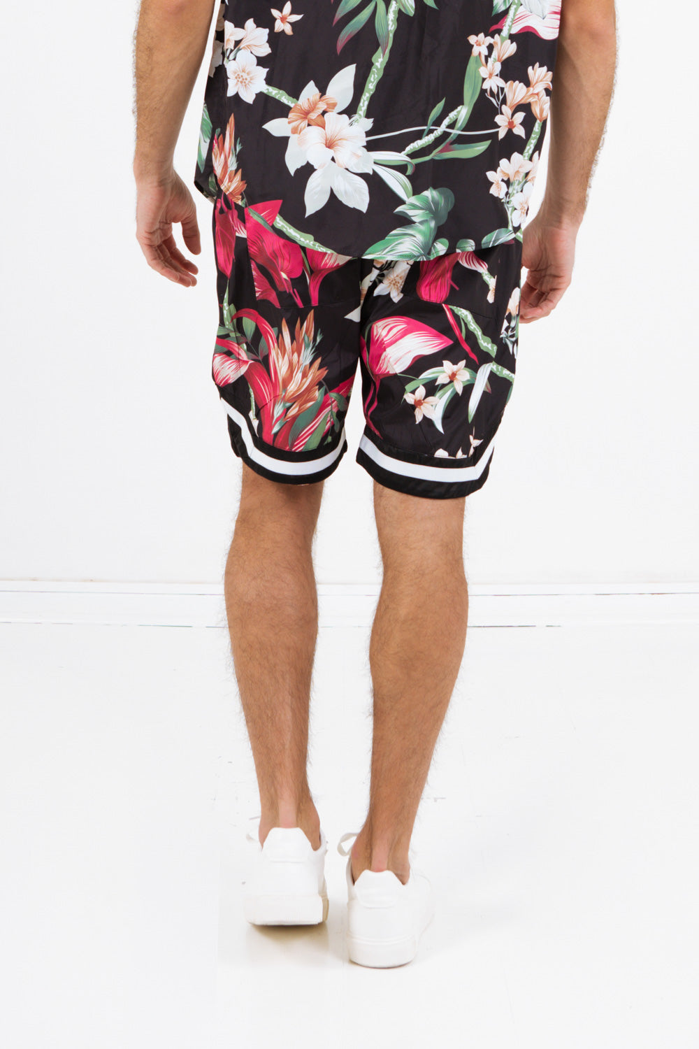 Sixth June - Short à fleurs fluide noir