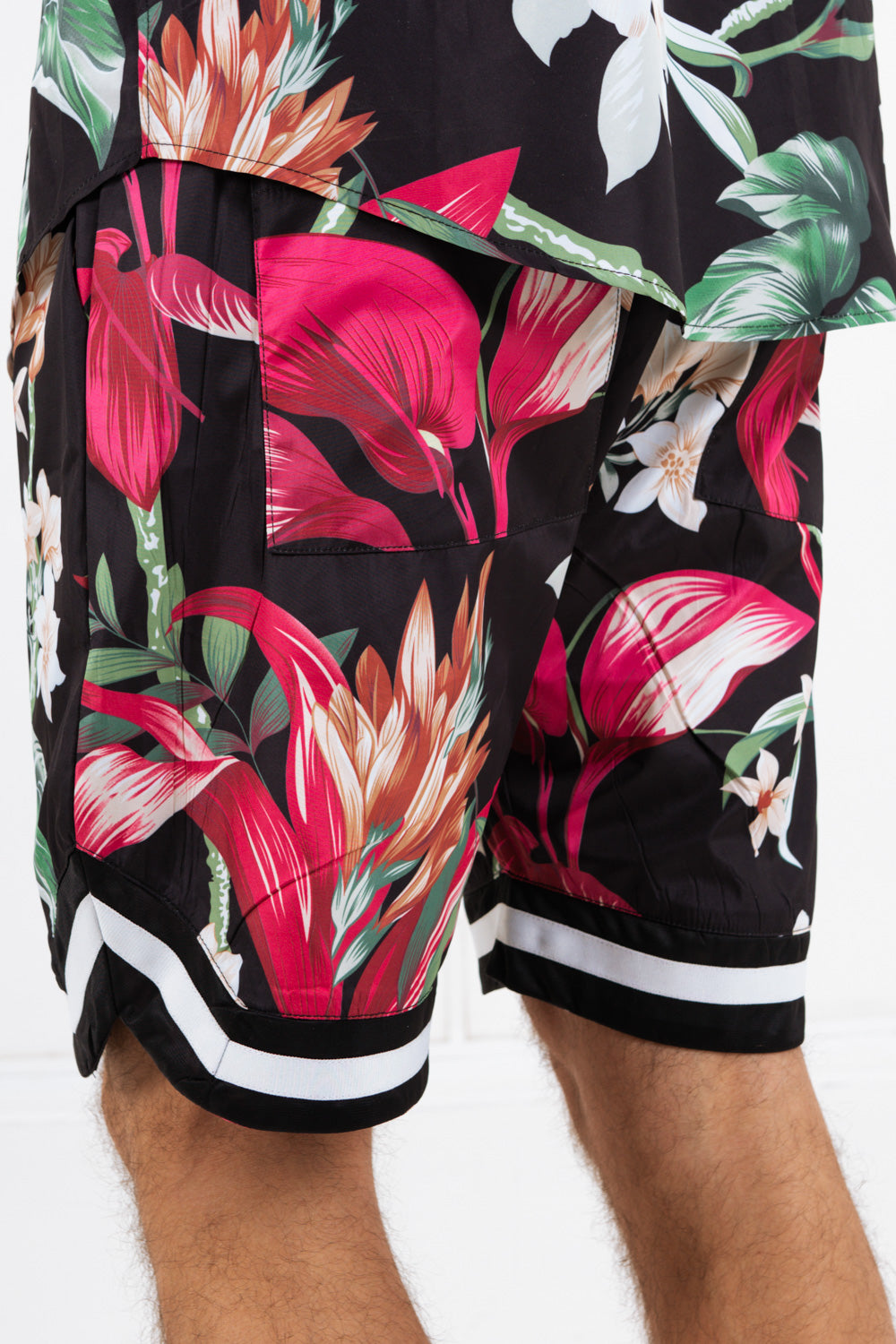 Sixth June - Short à fleurs fluide noir