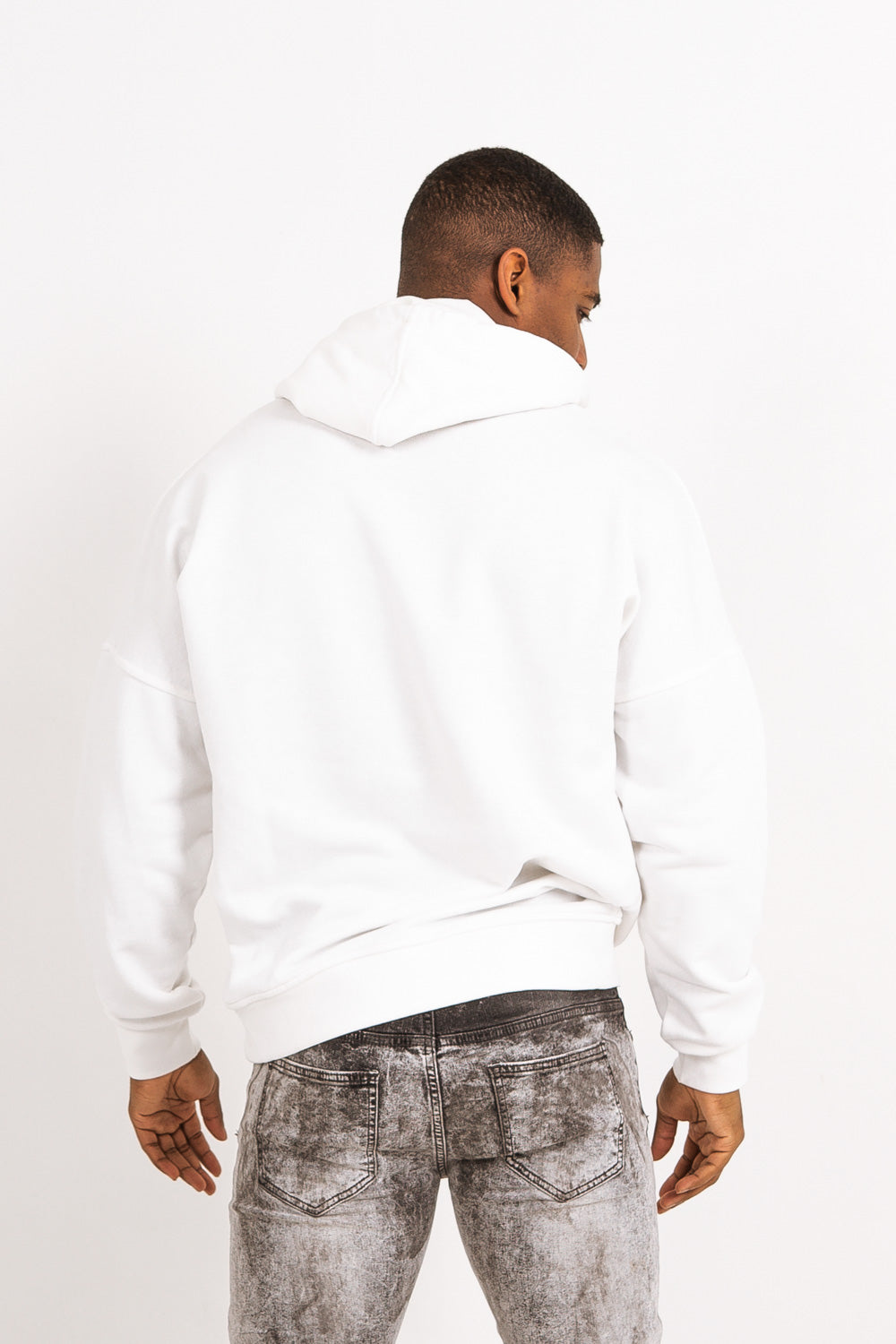 Sixth June - Sweat capuche tissé SJ Blanc