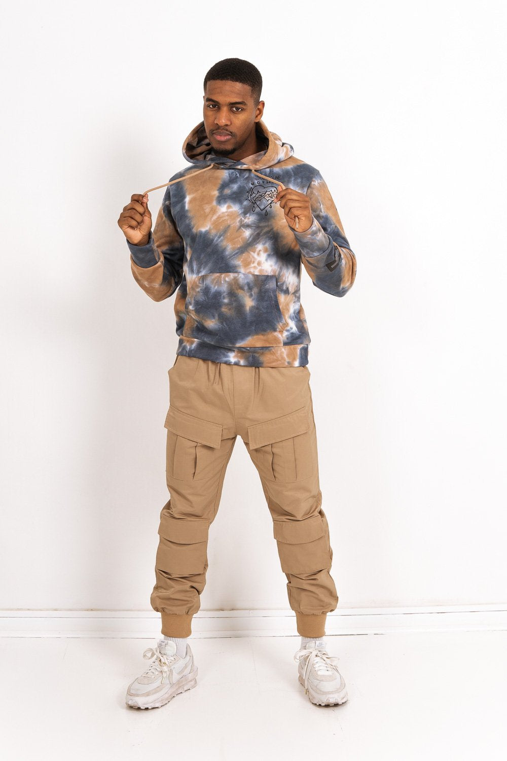 Sixth June - Sweat capuche nothing tie dye Marron