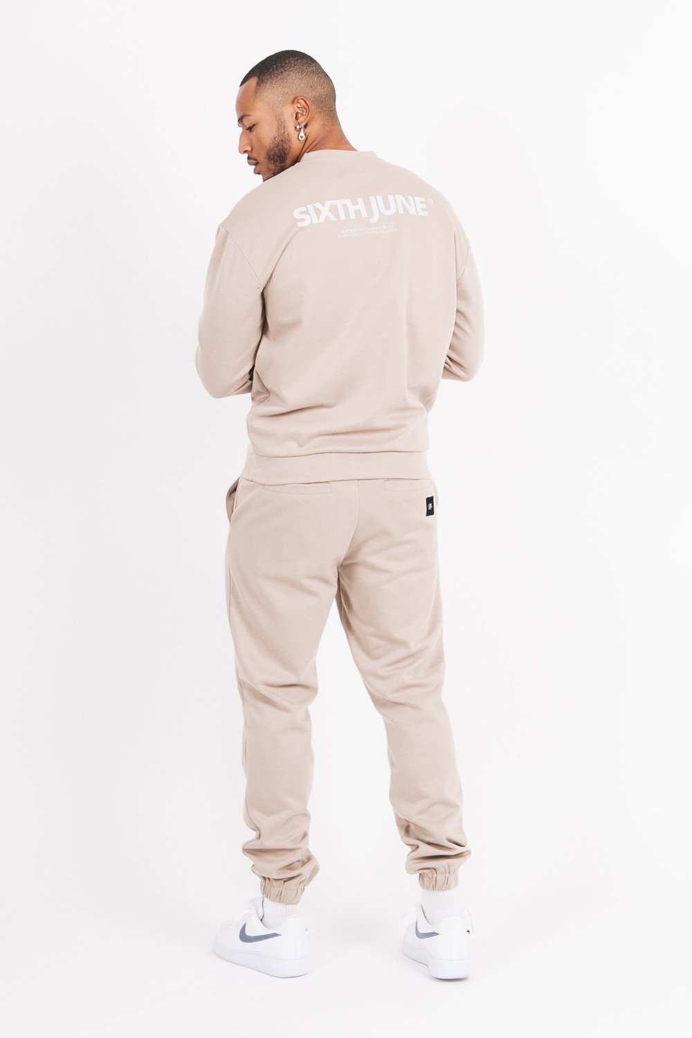 Sixth June - Sweat basique logo Beige