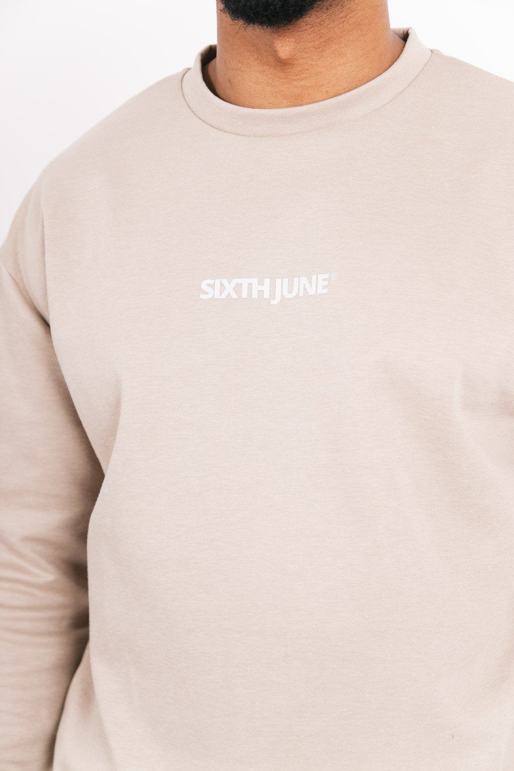 Sixth June - Sweat basique logo Beige