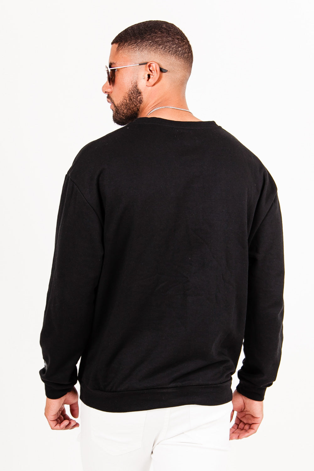 Sixth June - Sweat col rond logo noir