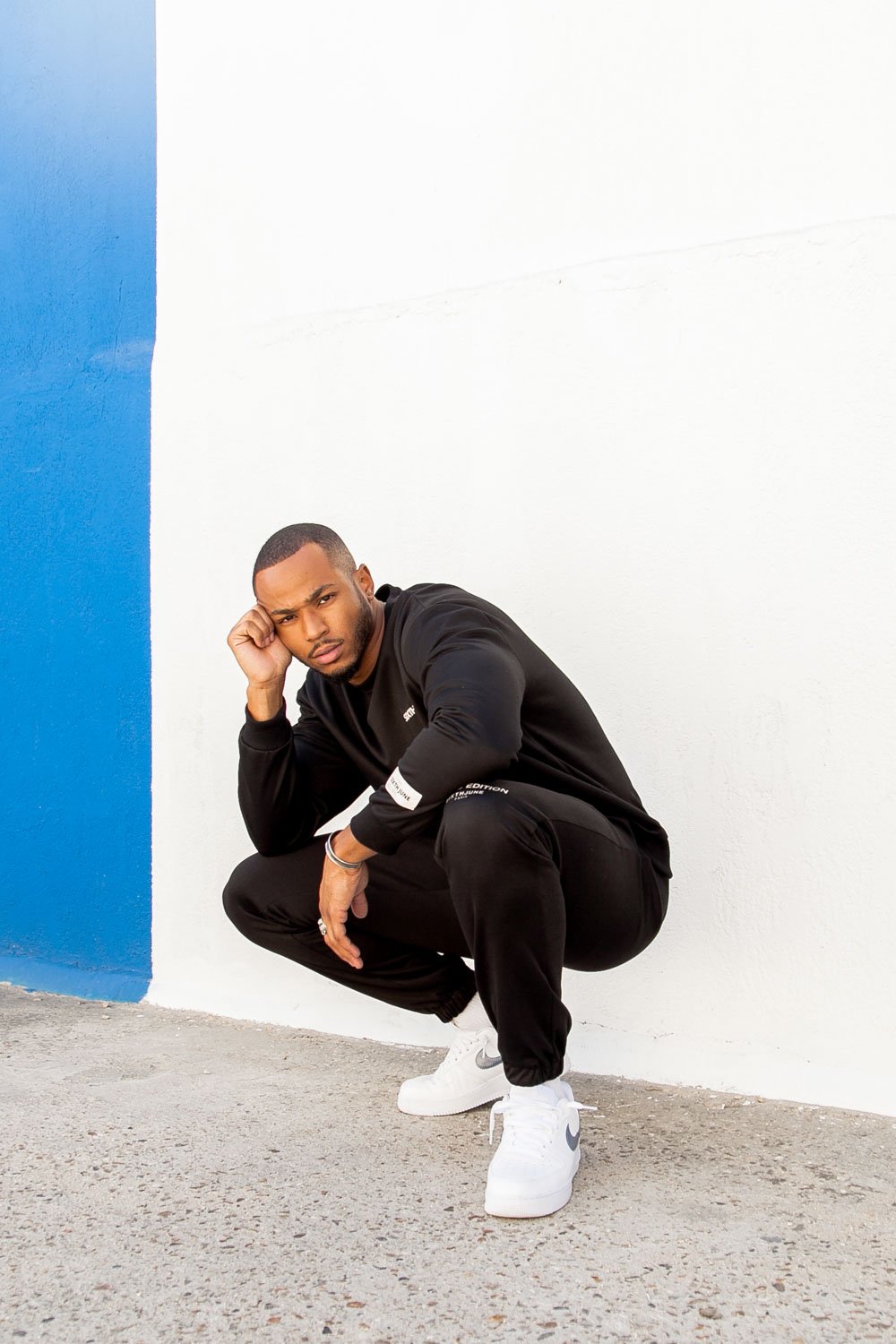 Sixth June - Sweat-shirt réfléchissant patch logo noir