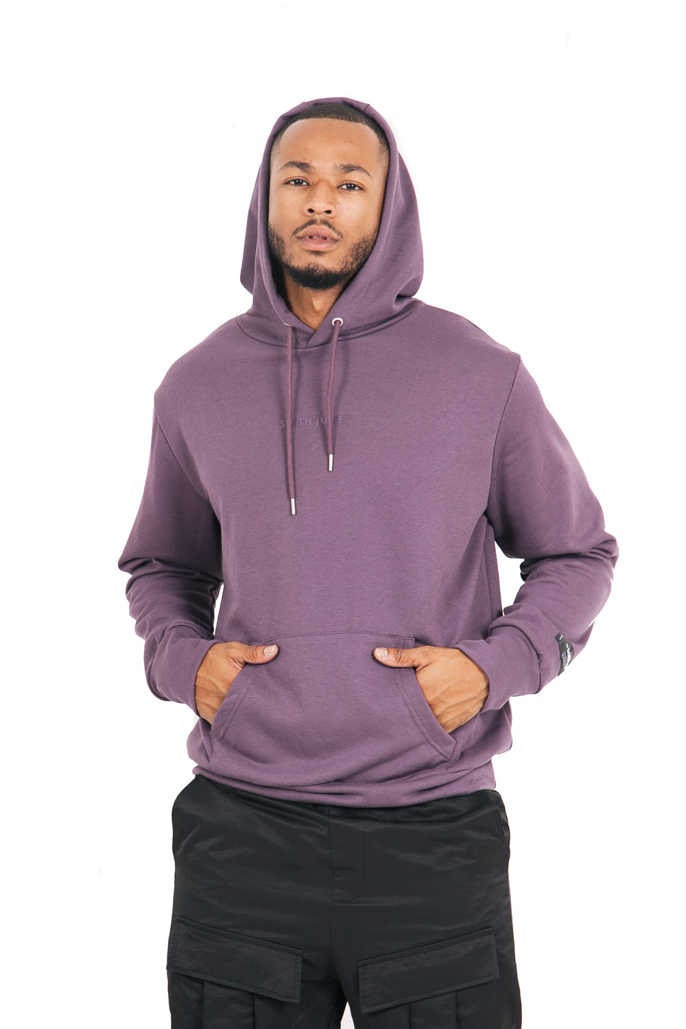 Sixth June - Sweat à capuche basique logo violet