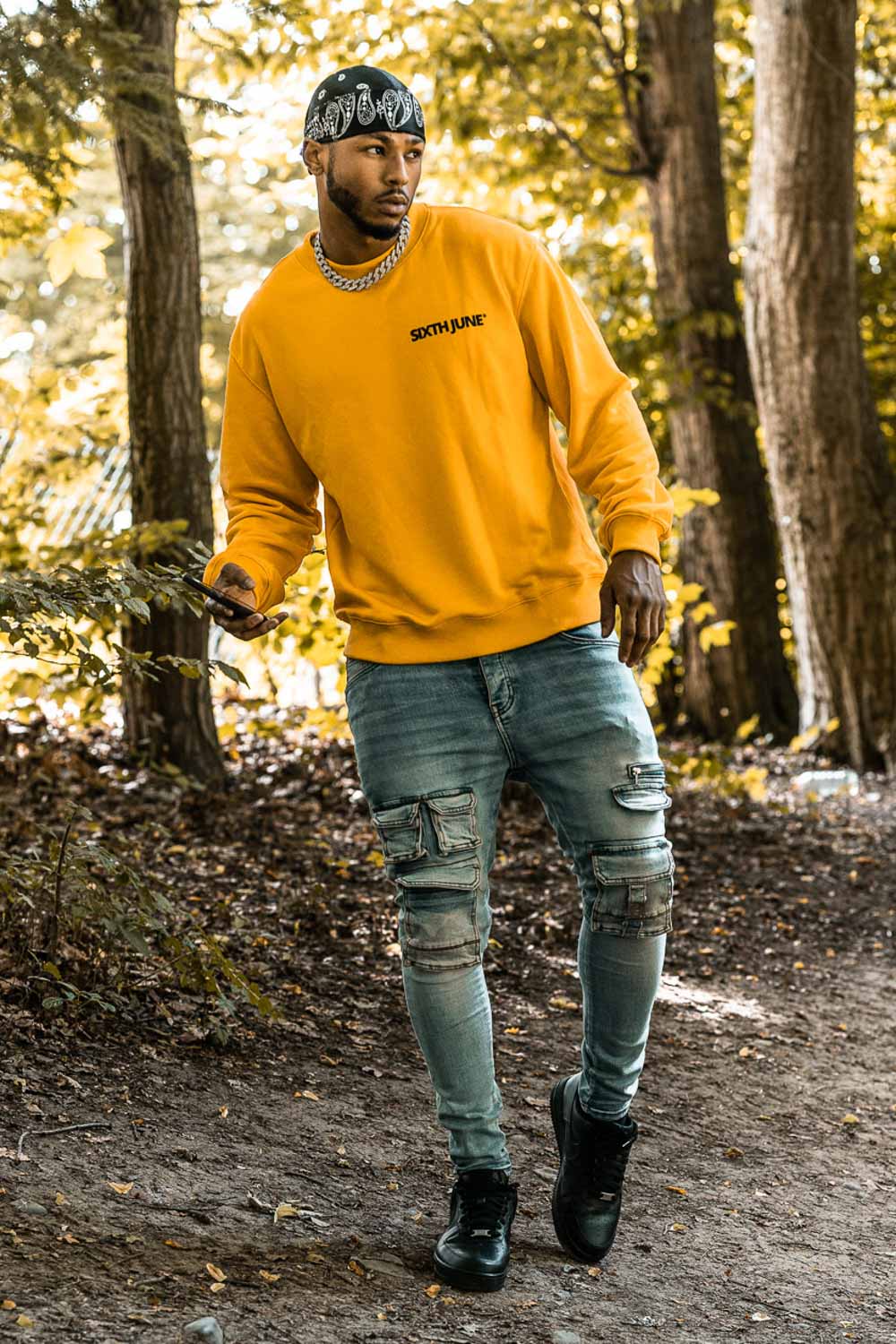 Sixth June - Sweatshirt imprimé double logo