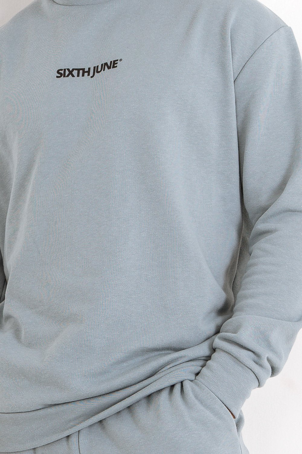 Bequemes Logo-Sweatshirt Blau