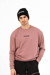 Sixth June - Sweatshirt logo coton Rose foncé