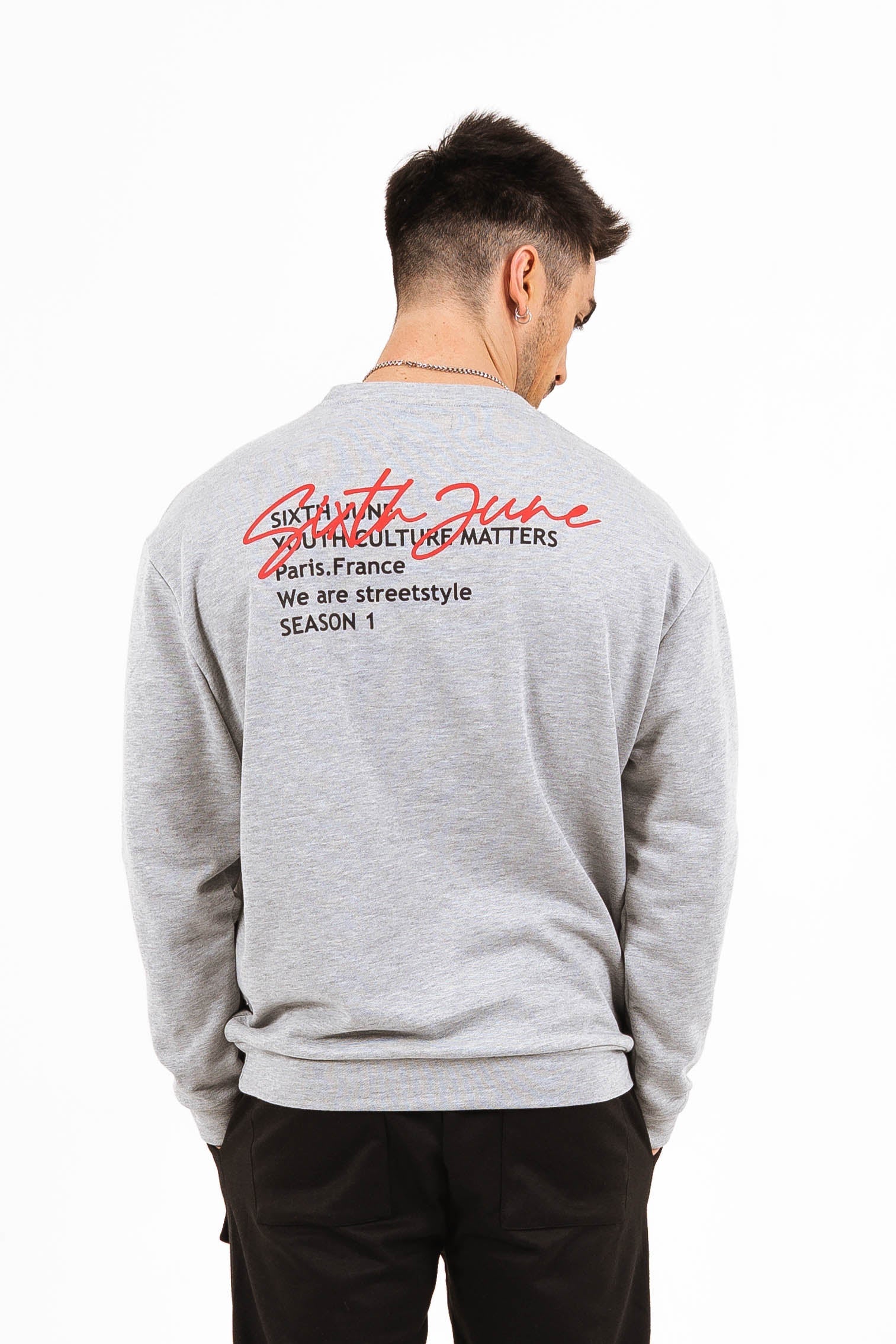 Sweatshirt Youth Culture Matters gris
