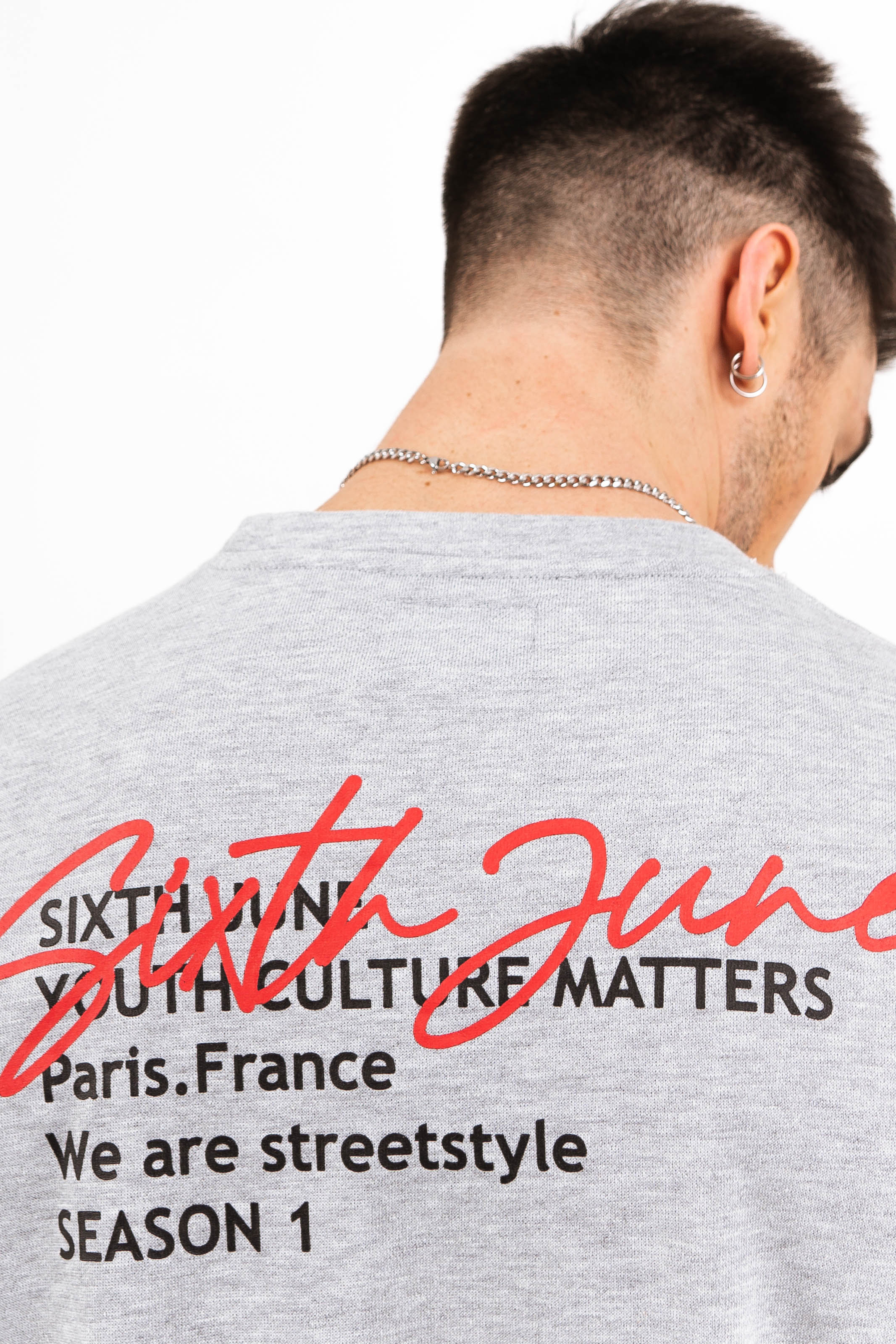 Sweatshirt Youth Culture Matters gris
