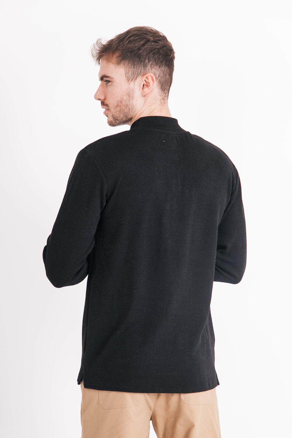 Sixth June - Pull en maille poche cargo noir